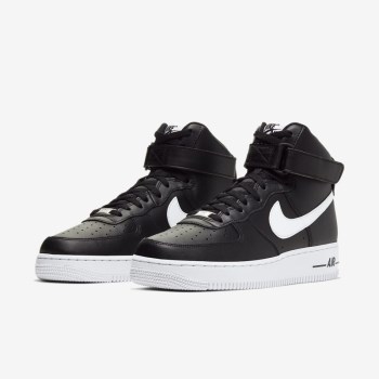 Nike Air Force 1 High '07 - Férfi Utcai Cipő - Fekete/Fehér